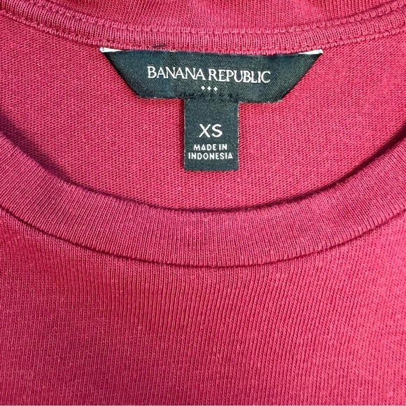 Banana Republic Tie Back Burgundy Tank Top, XS - Picture 3 of 6